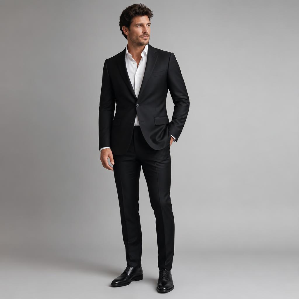 Classic Black Two-Piece Suit