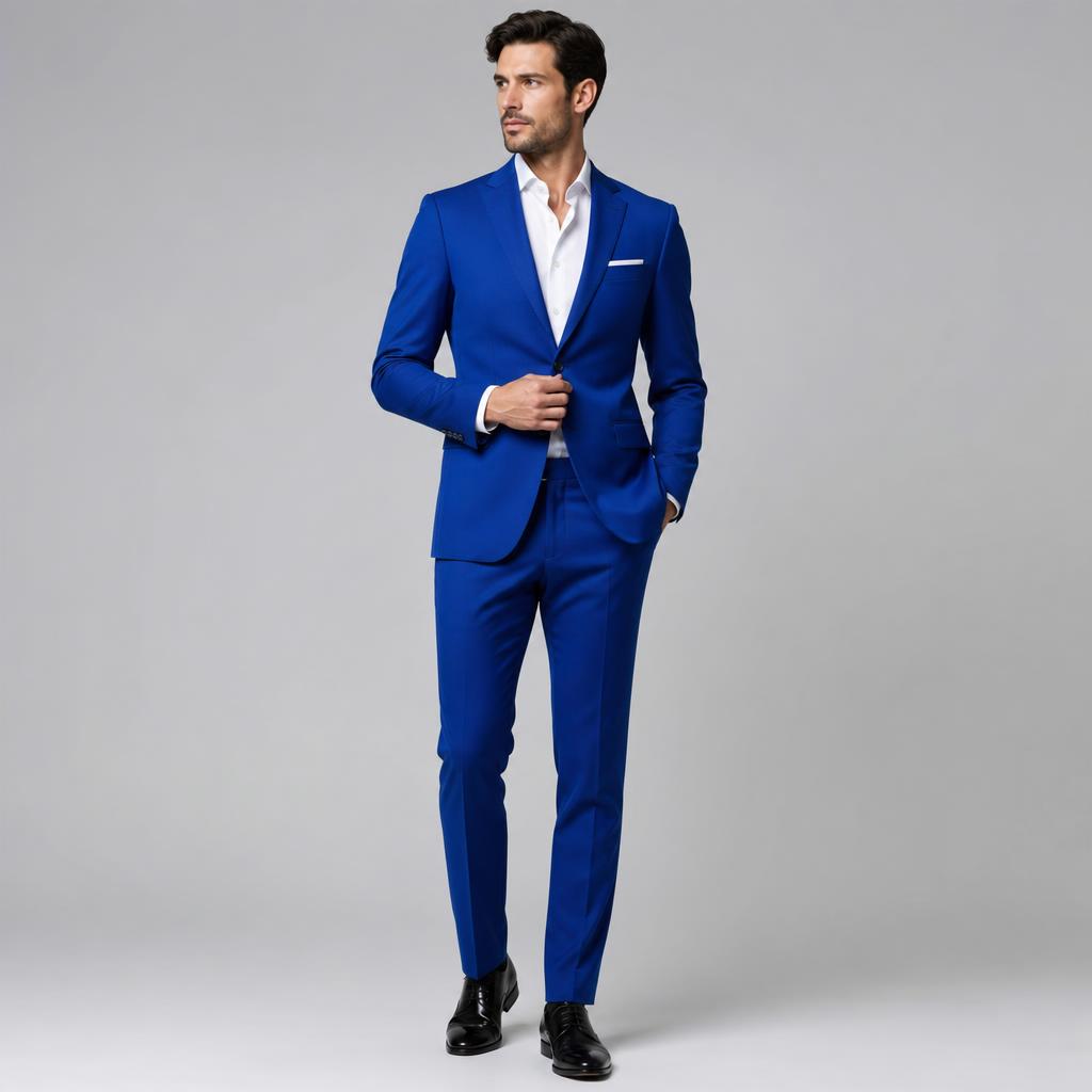 Royal Blue Two-Piece Suit