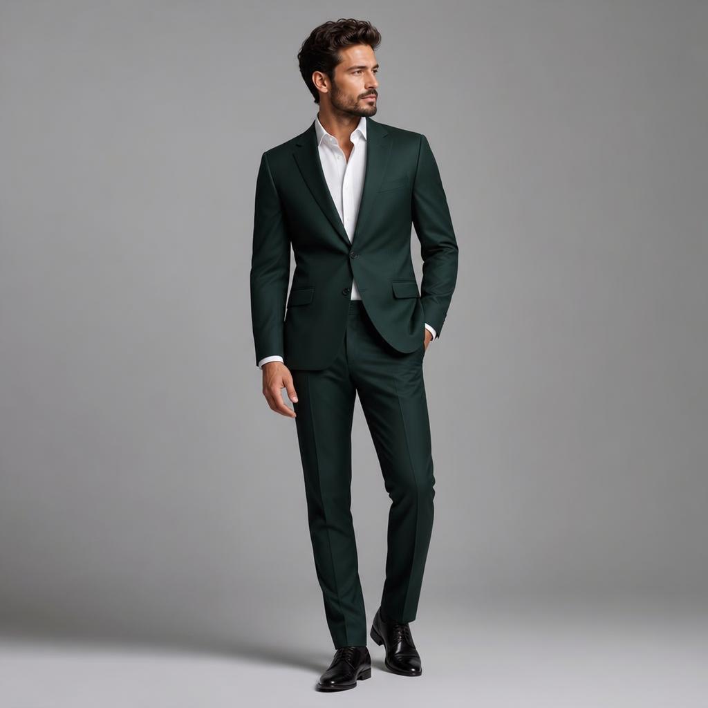 Bottle Green Two-Piece Suit