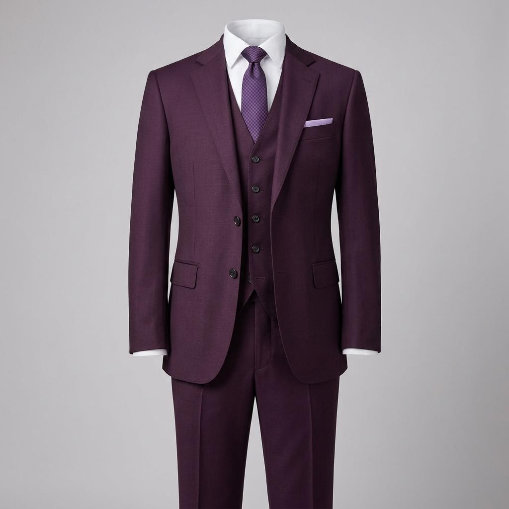 Boysenberry Three-Piece Suit