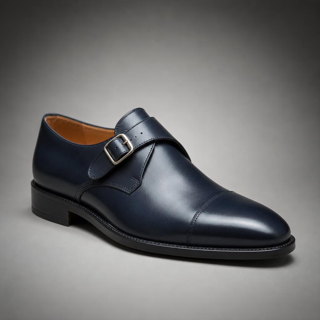 Blue Monk Slipons