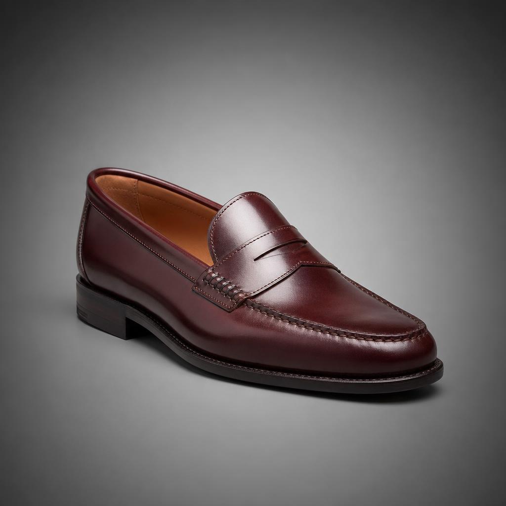 Burgundy Penny Loafer