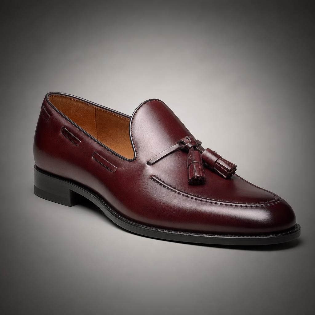 Burgundy Tassel Loafer