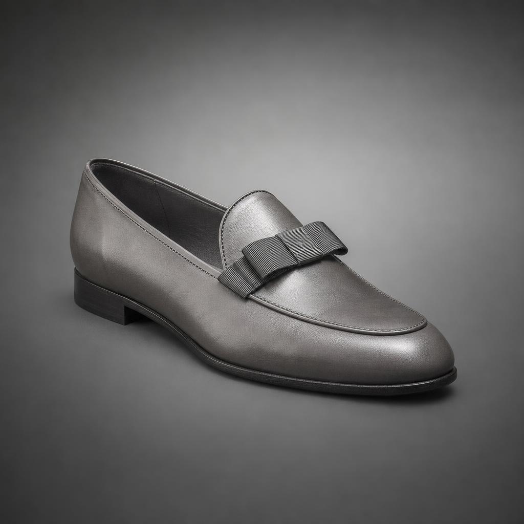 Grey Belgian Loafer