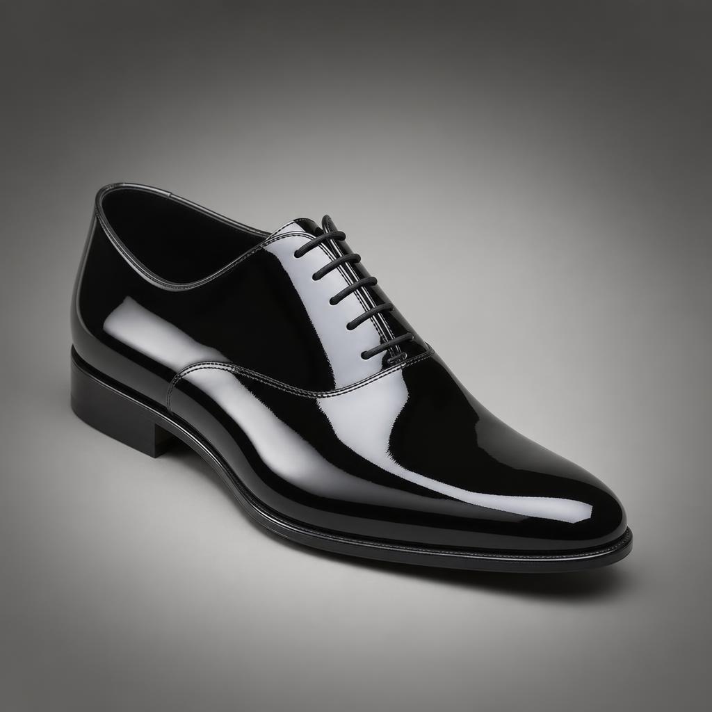 Patent Black Pumps
