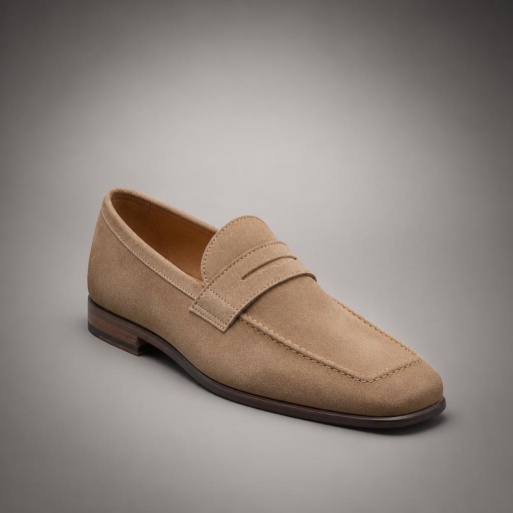 Purple Fringe Loafers