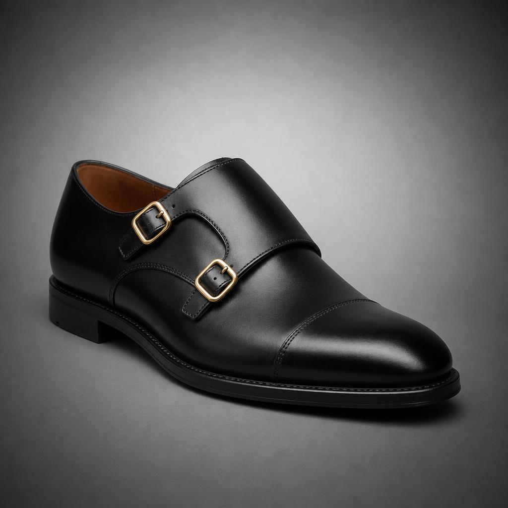 Black Combination Loafers